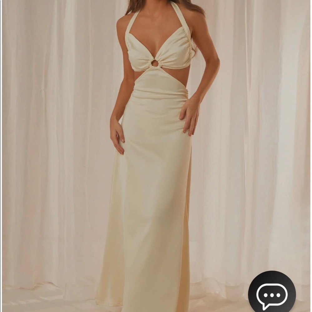 Peppermayo cream Dress